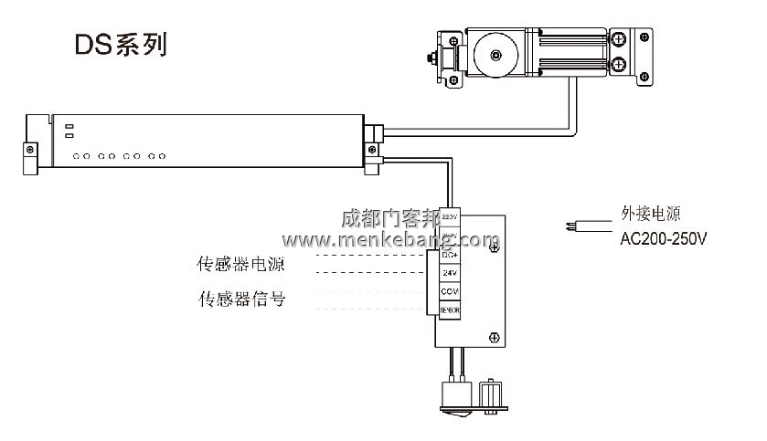 感應(yīng)自動(dòng)門控制器接線圖解