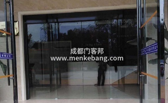 4雙流感應門安裝案例,廠區門禁自動門案例