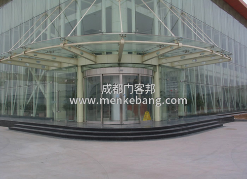 弧形門玻璃自動門定制安裝