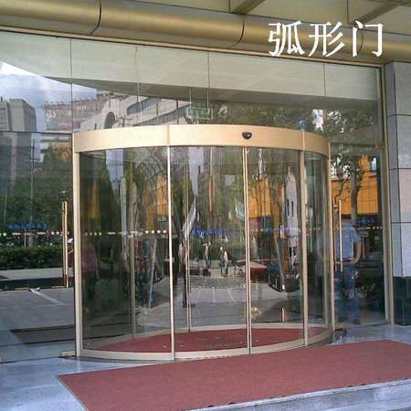 玻璃電動(dòng)弧形門